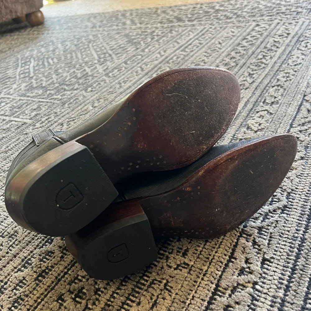 Tecovas Black Leather Ankle Boots - Picture 10 of 10